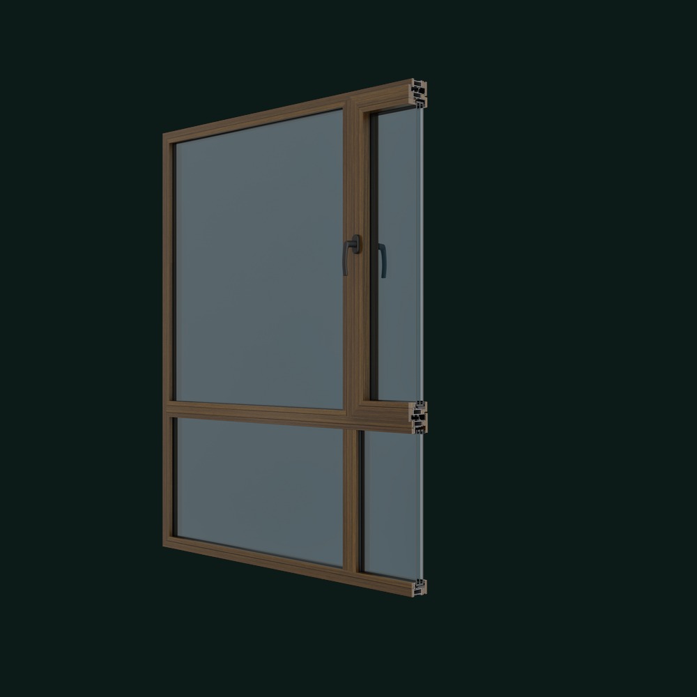 V&A-80IW 80 series alu-wood energy-saving inward-opening window