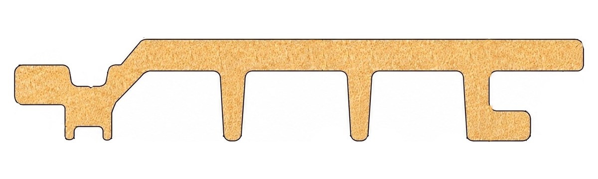 WC20025 profile cross-section
